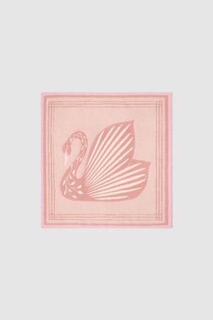 CozyChic® Swan Receiving Blanket