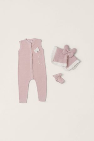 CozyChic Ultra Lite® Baby Butterfly Onesie Set