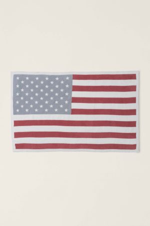 CozyChic® American Flag Blanket
