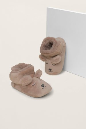 Toddler Faux Fur Bear Bootie