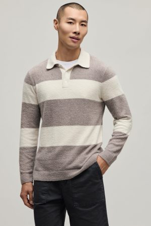 CozyChic Lite® Rugby Sweater
