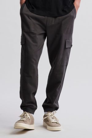 Malibu Collection® Pima Cotton Fleece Cargo Sweatpant