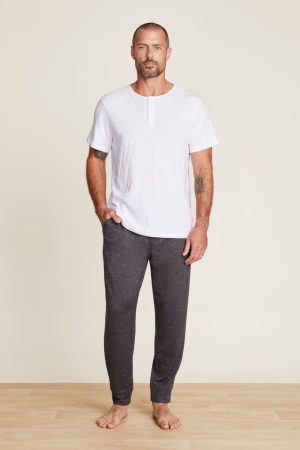 Malibu Collection® Slub Henley Tee