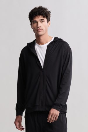 Malibu Collection® Butterchic Zip Up Hoodie