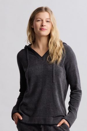 CozyChic Ultra Lite® Tipped Contrast Hoodie