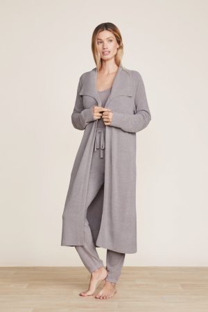 CozyChic Ultra Lite® Wide Collar Long Cardigan