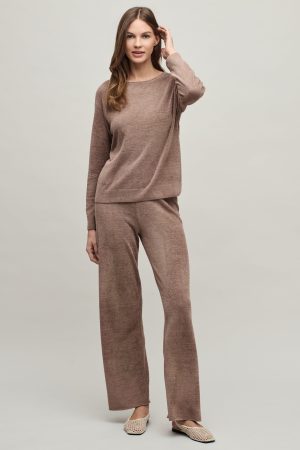 CozyChic Ultra Lite® Jersey Roll Pullover & Wide Leg Pant