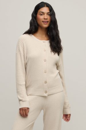 CozyChic Ultra Lite® Textured Rib Cardigan