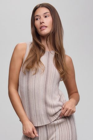 CozyChic Ultra Lite® Lurex Rib Tank