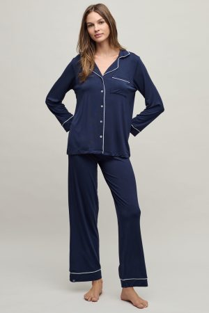 Luxe Milk Jersey® Piped Pajama Set