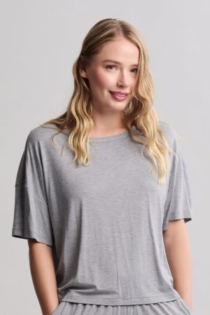 Ultra Soft Jersey Short Sleeve Boxy Tee