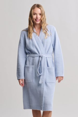 CozyChic® Luxe Robe With Rib Detail