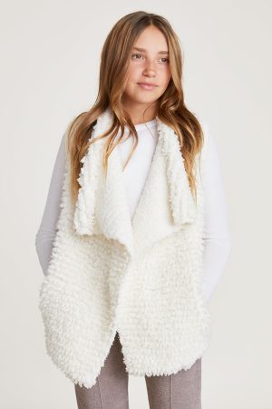CozyChic® Youth Loop Fringe Cascading Vest