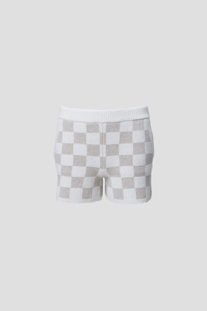 Youth CozyChic® Cotton Checkered Short