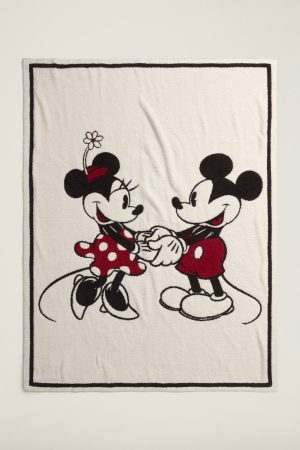 CozyChic® Classic Disney Mickey & Minnie Mouse Baby Blanket