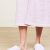 Heathered Dusty Rose / White