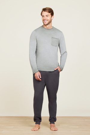 Malibu Collection® Triblend L/S Pocket Tee