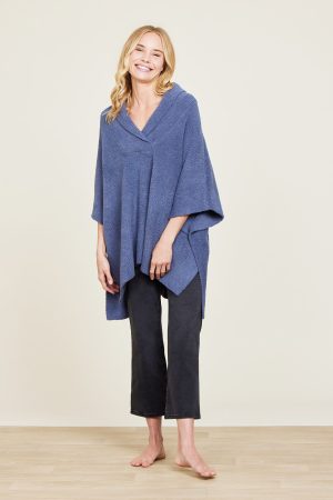 CozyChic® Shawl Collar Poncho