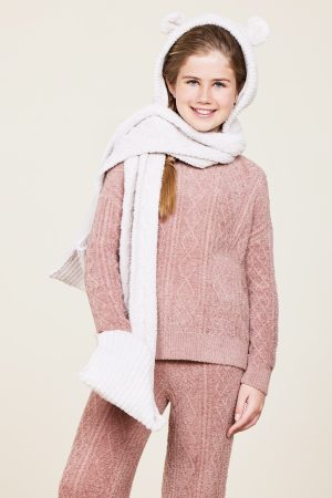 CozyChic® Youth Bear Beanie Scarf