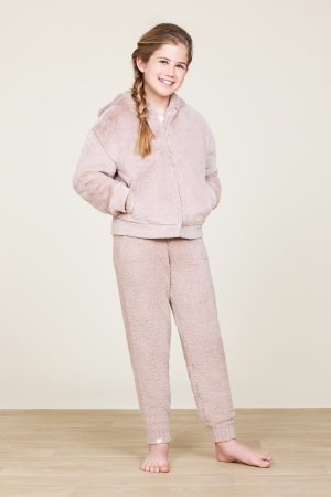 Youth Faux Fur Bear Bomber
