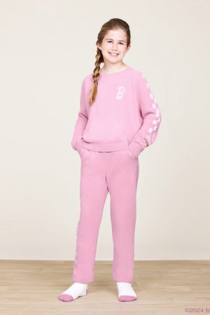 CozyChic Ultra Lite® Youth Checkered Barbie™ Pullover
