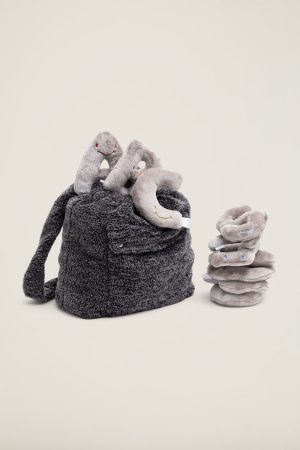Alphapals Rhino Grey Backpack Set