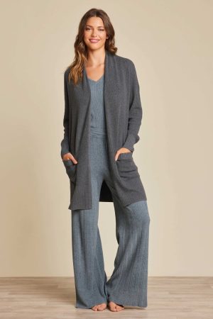 Luxeblend Waffle Knit Cardigan