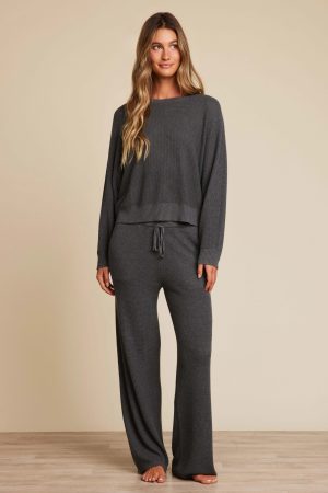 Luxeblend Waffle Knit Pullover