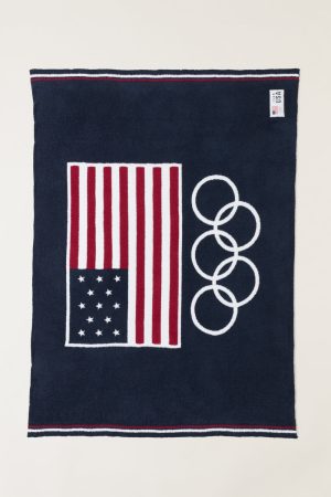 Cozychic® Team USA Flag Olympic Ring Throw