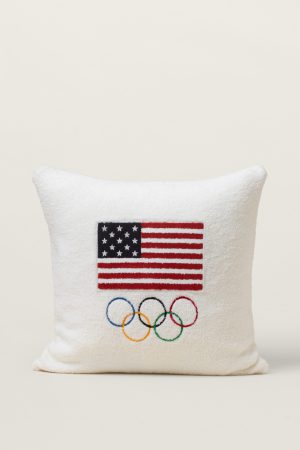 CozyChic® Team USA Flag Olympic Ring Pillow